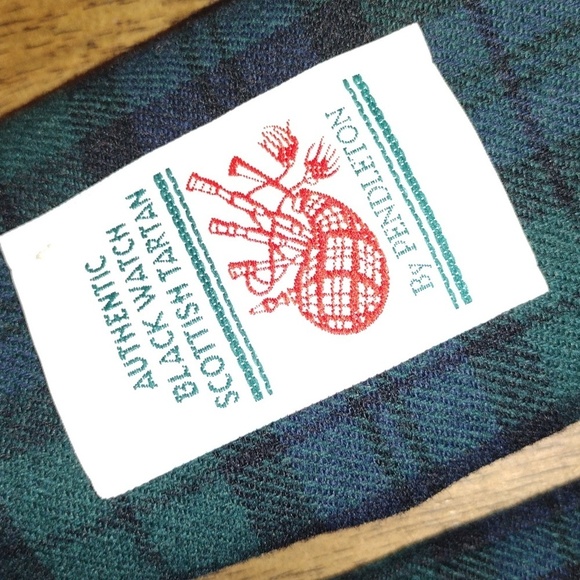 Pendleton Green Plaid Preppy Old Money Blazer Dark Academia 12 - Picture 3 of 7